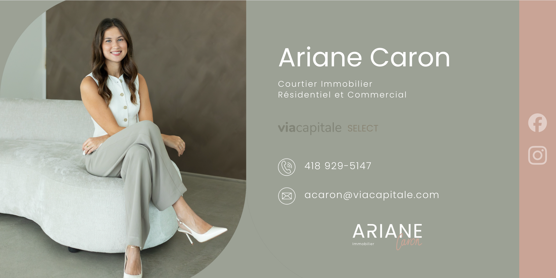 Ariane Caron, courtière immobilière